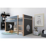thumbnail of Möbilia Seitenpaneel 2er Set | für Bett 12020018 | aus MDF Holz | B 90 x T 2,5 x H 90 cm | grau | 12020020 | Serie BETT