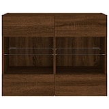 thumbnail of Helloshop26 - Multimedia tv-meubel tv-plank dressoir tv-kast eetkamer woonkamer slaapkamer wandmeubel met ledverlichting eikenhout 02_0027957
