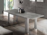thumbnail of Dmora Ausziehbarer Esstisch Nanni, Ausziehbare Konsole bis zu 10 Sitzplätzen, ausziehbare Konsole 100 % Made in Italy, cm 140/190x90h75, Zement