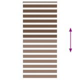 thumbnail of vidaXL Doppelrollo Braun 115x200 cm Stoffbreite 110,9 cm Polyester