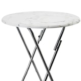 thumbnail of Casaria Stehtisch 2er Set Bistrotisch Klappbar 60cm Marmor Optik Weiß Grau