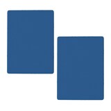 thumbnail of Benetton - Conjunto de 2 lençóis com elástico medindo 160x200cm + 30cm para uma cama de 1,60m na cor Rainbow Blue.