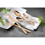 thumbnail of 68-teiliges Besteck MELINA, Edelstahl, mit PVD-Beschichtung Farbe Kupfer.