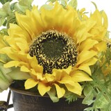 thumbnail of Sonnenblumen im Topf Kunstblumen Topfpflanze Dekoblumen H: 23cm gelb