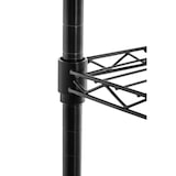 thumbnail of Royal Catering Scaffale in filo metallico - 55 x 45 x 150 cm - 150 kg - nero