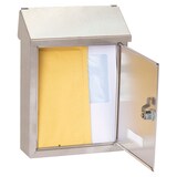 thumbnail of ARREGUI Smart E5727 Buzón Exterior de Acero Inoxidable Tamaño S (Correo DIN A5), Buzón Pequeño con Boca Trasera Recogecartas, Anticorrosivo, Inox