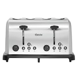 thumbnail of Roestvrijstalen broodrooster met 4 sneden, geborstelde afwerking, 1480 W, 220 V - MONO