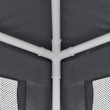 thumbnail of Tente de fête avec 4 parois latérales en maille Anthracite 3x4m Modèle AbriVillage 163