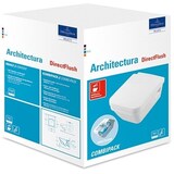 thumbnail of ARCHITECTURA Combi-Pack inkl. Wand-WC tief, spülrandlos DirectFlush und WC-Sitz  weiß ceramicplus