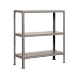 thumbnail of PROREGAL Étagère de vie LIVING KOALA METAL avec 3 étagères | HxLxP 90x80x30cm | Charge du compartiment 150kg | Gris/Gris