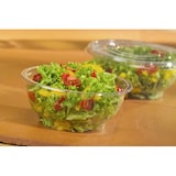 thumbnail of 300 Stück Salatschalen To Go, R-PET rund 1 l Ø 18 cm · 7,5 cm glasklar