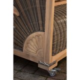 thumbnail of 6er Set Strandkorbrollen mit Feststeller - bene living