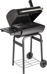 thumbnail of tectake Grill barbacoa para carbón de metal con revestimiento en polvo  Negro