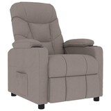 thumbnail of vidaXL Massagesessel Taupe Stoff