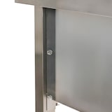 thumbnail of Romux® Fregadero con Seno Profundo de Acero Inoxidable 800x600x850 mm Desmontable | Pica Industrial con patas | Pila Lavadero para Cocina