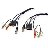 thumbnail of ATEN 2L-7D02UD KVM Kabel DVI-D (Dual Link), USB, Audio, schwarz, 1,8 m