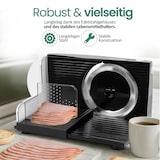 thumbnail of Emerio Multifunctionele Snijmachine - 100W, Dikte Verstelbaar 0-17mm - RVS Mes - Broodsnijmachine Elektrisch - MS-125000.1 Allessnijder Zwart