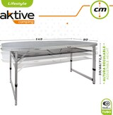 thumbnail of Mesa plegable altura regulable  con malla Aktive
