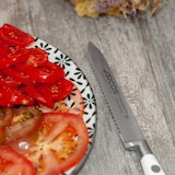 thumbnail of Arcos Cuchillo Tomatero, Hoja de Acero Inoxidable Forjado NITRUM 130 mm, Mango de Polyoxymethylene (POM), Color Negro