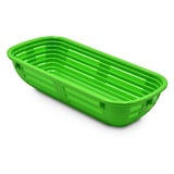 thumbnail of Cestino ciotola rettangolare in plastica per la lievitazione impasto da 500 g 27x11x6,5(h) cm