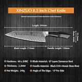 thumbnail of XinZuo - Damascus Koksmes - B32 Feng series