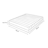 thumbnail of DoubleDry Hoeslaken Jersey 180 x 200 cm - 100% katoen - zwart