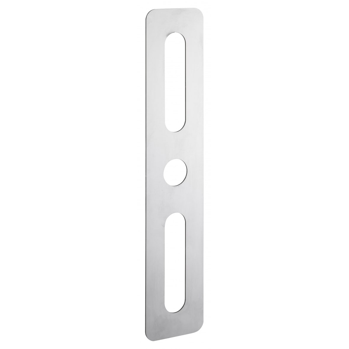 Plaque de propreté 60x302mm - Rectangulaire, inox brossé - INTELOCK