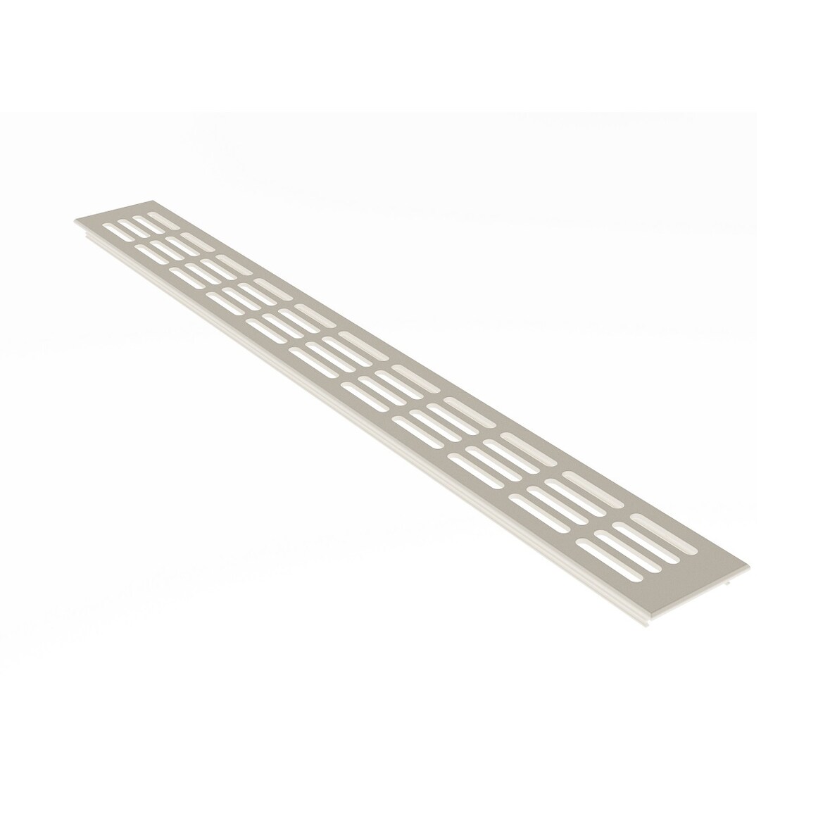 Türgitter Weiß RAL9010 Alu Stegblech 60mm x 200mm Lüftungsgitter pulverbeschichtet