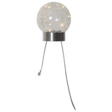 thumbnail of LED Solar Kugel 3in1 Balkonleuchte Tischlampe Wegleuchte Sensor D:12cm