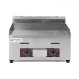 thumbnail of Fry Top, Griglia a Gas Professionale da Banco, in Acciaio Inox - Piastra 1/2 liscia 1/2 rigata - 55 x 50 x 40h cm