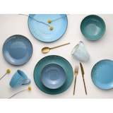 thumbnail of CreaTable Nature Collection Aqua Kombiservice 16-tlg Steinzeug