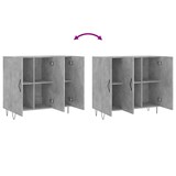 thumbnail of vidaXL Sideboard Betongrau 90x34x80 cm Holzwerkstoff