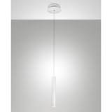 thumbnail of Luminária pendente simples Prado na cor branca da Fabas Luce - LED regulável de 6,5 W, design moderno