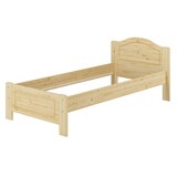 thumbnail of Bettrahmen Massivholzbett Kiefer natur Einzelbett 90x200 Futonbett Singlebett Rollrost 60.37-09M