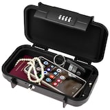 thumbnail of HMF 318-02 Tragbarer Safe mit Zahlenschloss, wasserdichter Mini Tresor mit Drahtseil, 23,5 x 14,5 x 5,8 cm