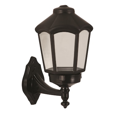 Aplique de Pared Exterior en color Negro 25x20x43cm WellHome Baikal