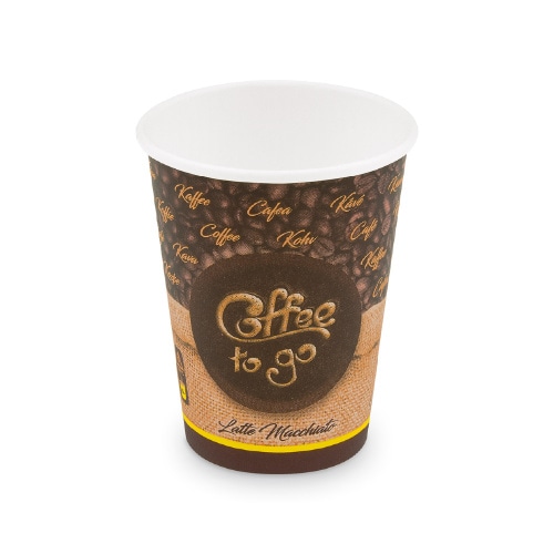 1000 Kaffeebecher Coffee to go Becher "Latte Macchiato" L 300 ml glatt