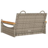 thumbnail of vidaXL Hängesessel Grau 63x62x40 cm Poly Rattan