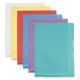 thumbnail of Boîte de 50 pochettes coin Fard'Or A4, en PVC souple coloris assortis (6)