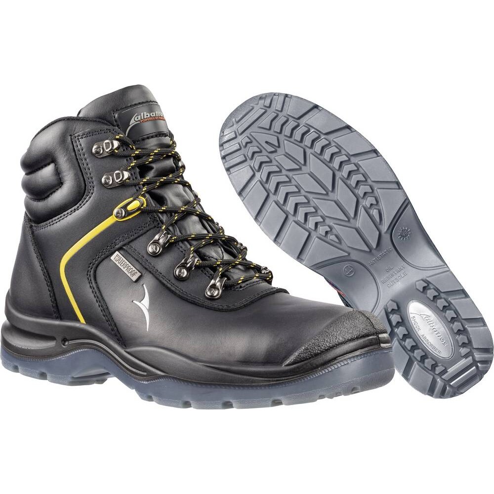 Albatros GRAVITY CTX MID 631120-42 Sicherheitsstiefel S3 Schuhgröße (EU): 42 Schwarz, Gelb 1 St.