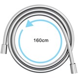 thumbnail of Intirilife Universal Duschschlauch 150 cm Länge - PVC- Flexible Brause Bade Schlauch Schutz vor Verheddern Verdrehen
