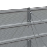 thumbnail of Helloshop26 - Moderner Mehrzweck-Pflanzkübel 160 x 40 x 75 cm für den Innen- und Außenbereich aus hellgrauem Stahl 02_0059186