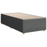 thumbnail of vidaXL Boxspringbett mit Matratze Dunkelgrau 90x200 cm Stoff