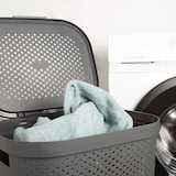 thumbnail of Curver Cesto de ropa sucia Infinity 60L gris con tapa
