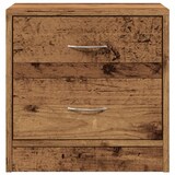thumbnail of Tables de chevet 2 pcs vieux bois 40x30x40 cm bois d'ingénierie – Modèle Granit Bois