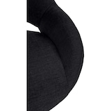 thumbnail of Set van 2 barkrukken Milet stof zwart/Metaal mat zwart