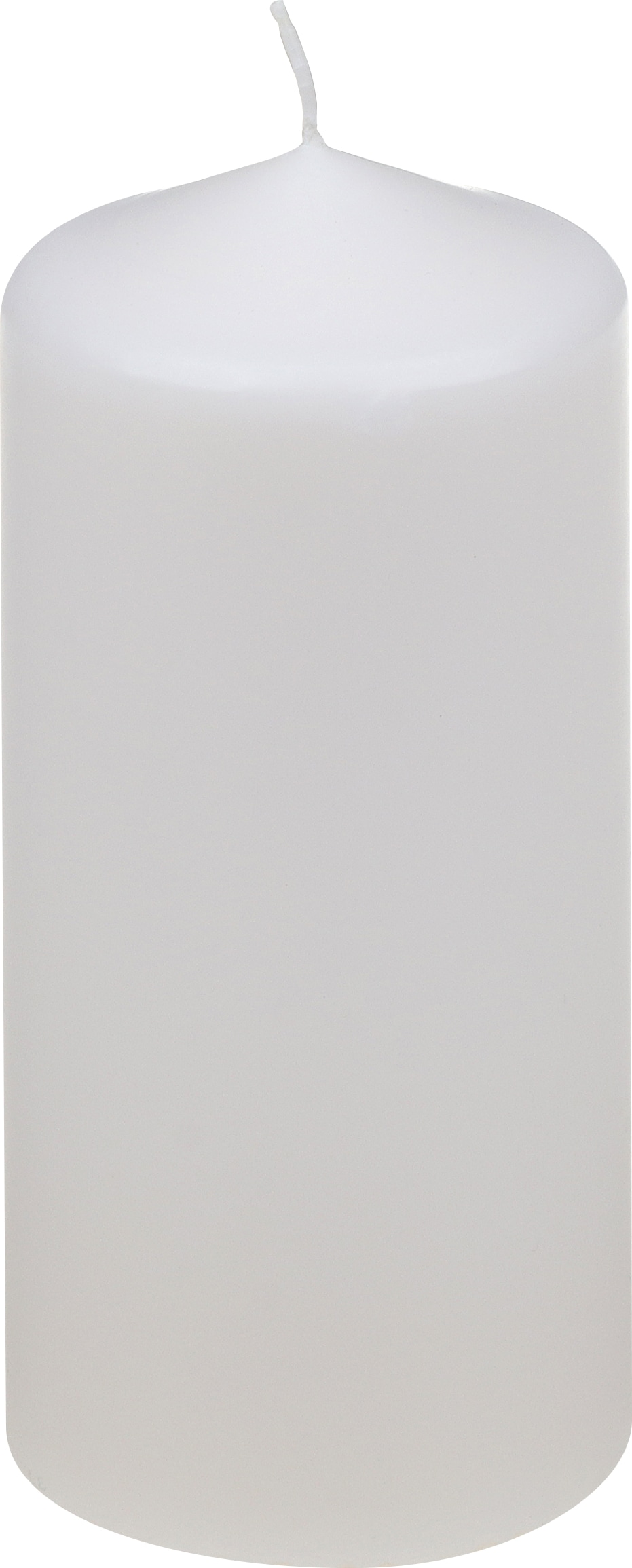 Stumpenkerzen Weiß 150/67 mm, 10 Stück