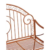 thumbnail of Gartenbank RAGNA - 112cm Breit, Stahl, Rostbraun | Terrassenbank Wetterfest Sitzbank Outdoor Bank