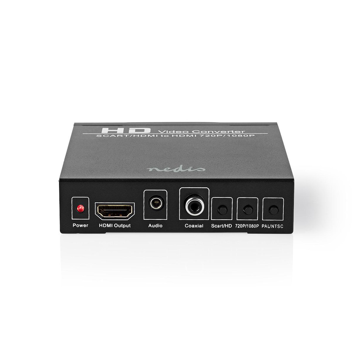 Nedis HDMI  Converter - SCART Female - 1x 3.5 mm sound out / 1x Digital Audio / 1x HDMI Output - 1-Weg - 1080p - 1.65 Gbps - Aluminium - Anthrazit