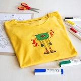 thumbnail of Faber-Castell textielstiften basiskleuren, set van 5 in blisterverpakking